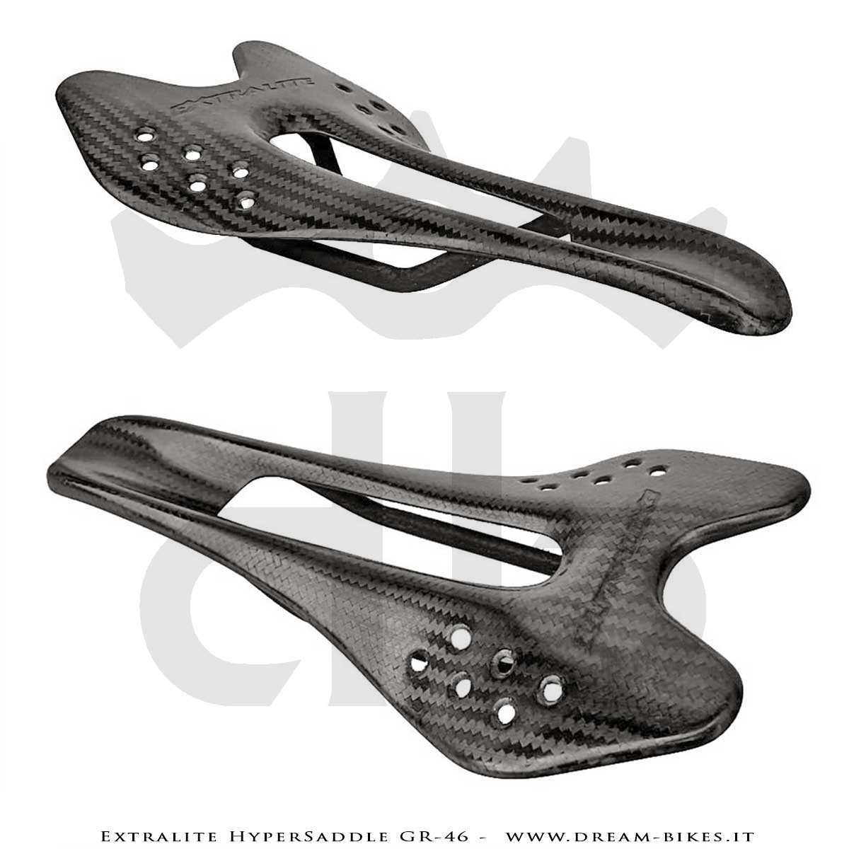 Extralite HyperSaddle GR-46 Full Carbon Ultralight Saddle 46 gr.