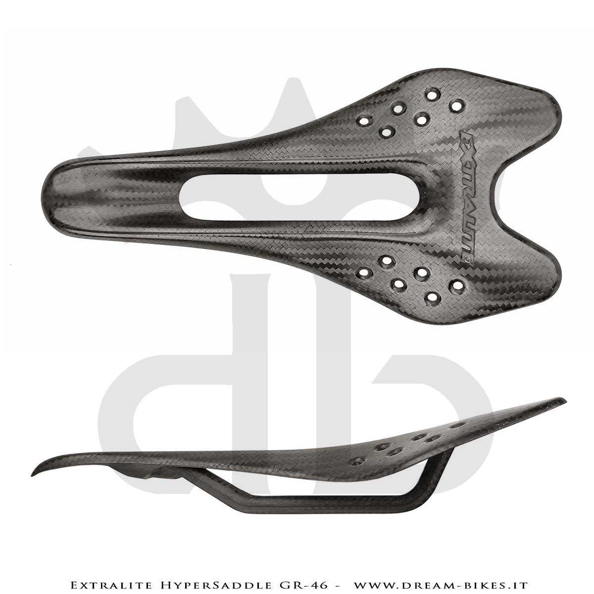 Extralite HyperSaddle GR-46 Sella Full Carbon Ultraleggera 46 gr.