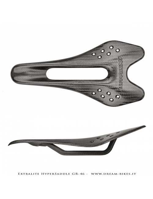 Extralite HyperSaddle GR-46 Full Carbon Ultralight Saddle 46 gr.
