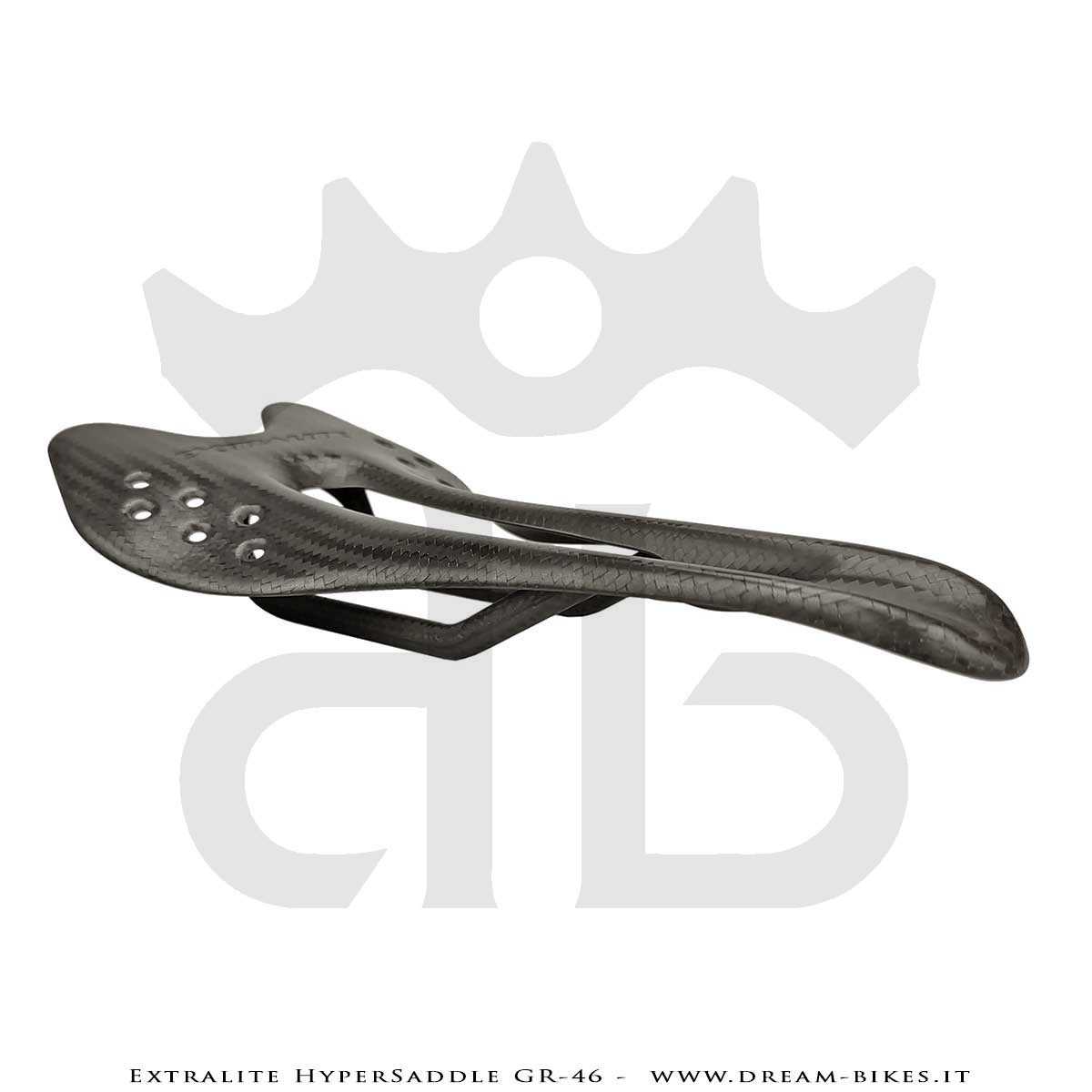 Extralite HyperSaddle GR-46 Full Carbon Ultralight Saddle 46 gr.