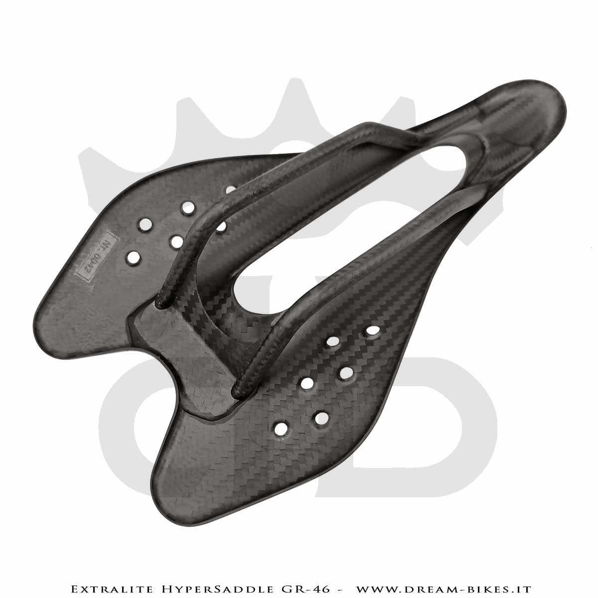 Extralite HyperSaddle GR-46 Full Carbon Ultralight Saddle 46 gr.