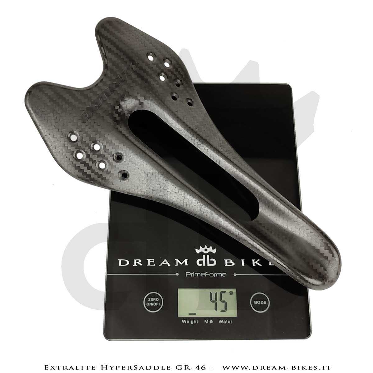 Extralite HyperSaddle GR-46 Sella Full Carbon Ultraleggera 46 gr.