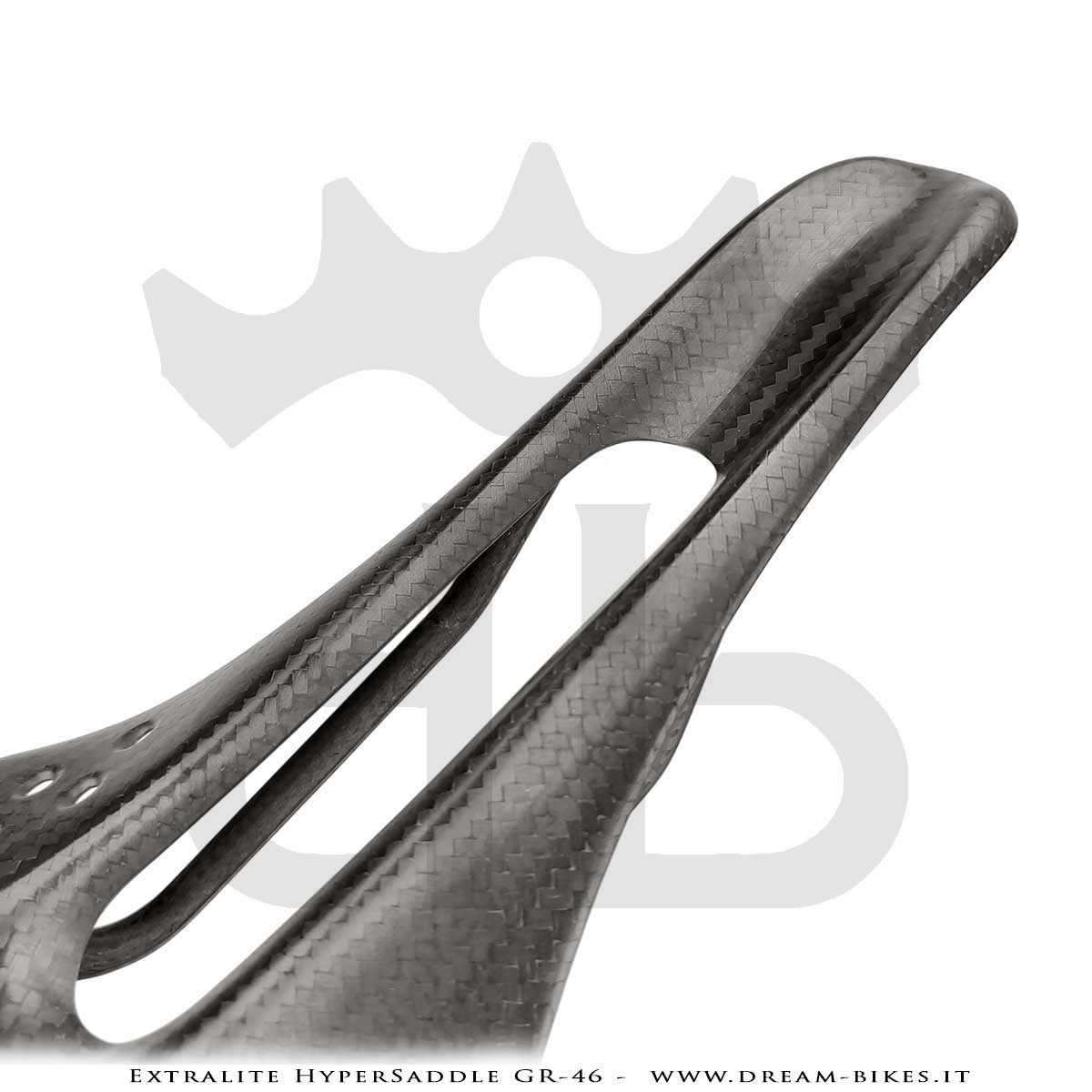 Extralite HyperSaddle GR-46 Full Carbon Ultralight Saddle 46 gr.