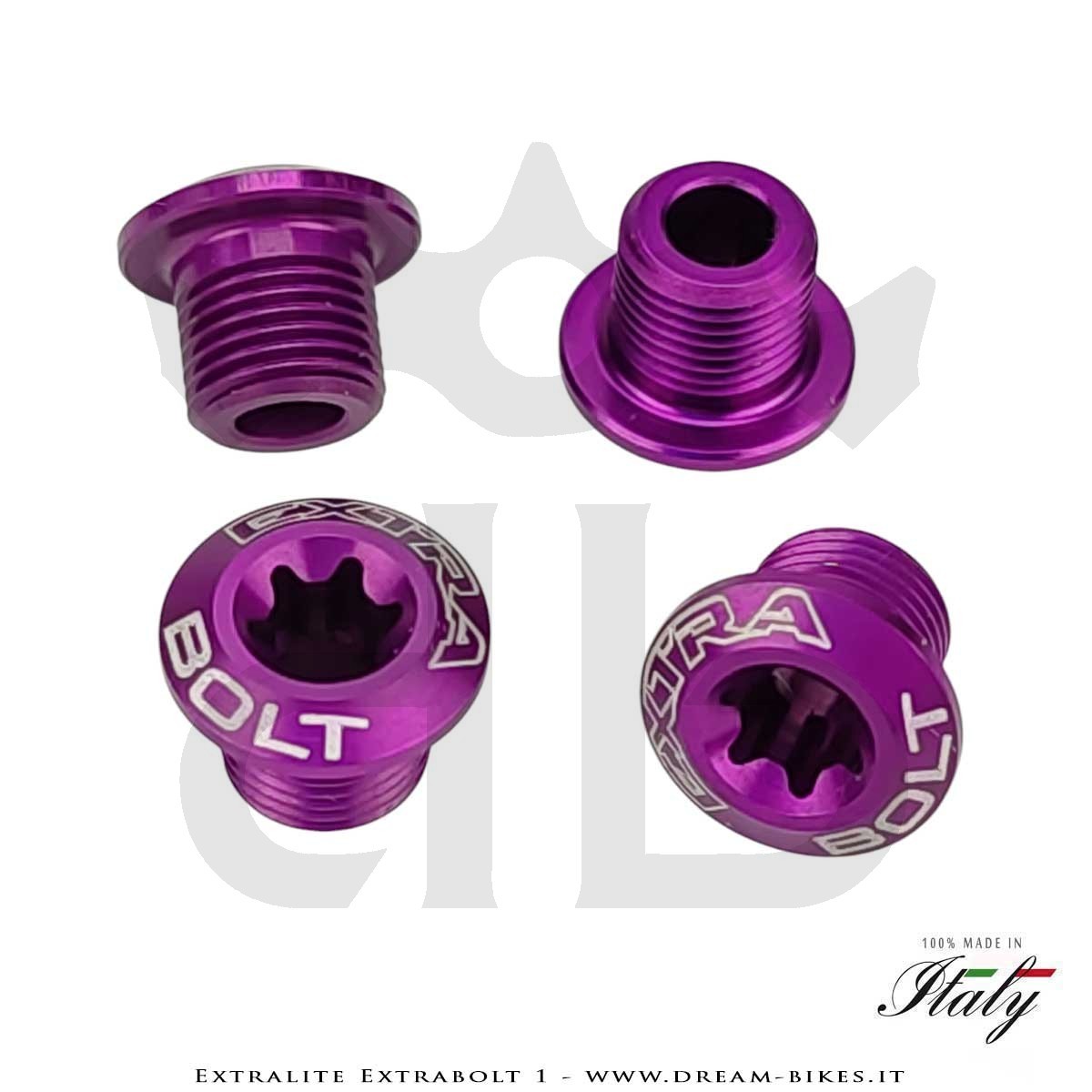 Extralite ExtraBolt 1 Kit Bussole Corona Ultraleggere (4 Maschi + 4 Femmine)