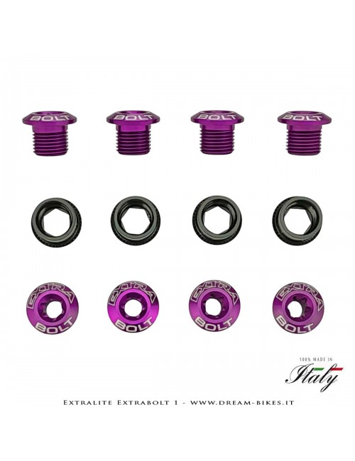 Extralite ExtraBolt 1 Kit Bussole Corona Ultraleggere (4 Maschi + 4 Femmine)