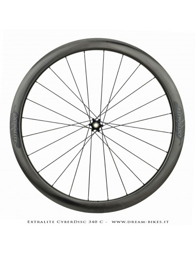 Extralite CyberDisc 340 C Ruote Strada Disco Copertonicino-Tubeless Profilo 40 mm da 890 gr.