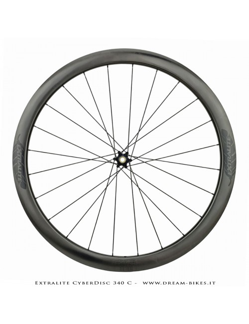 Extralite CyberDisc 340 C Ruote Strada Disco Copertonicino-Tubeless Profilo 40 mm da 890 gr.