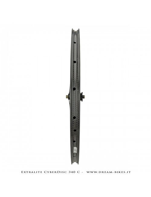 Extralite CyberDisc 340 C Ruote Strada Disco Copertonicino-Tubeless Profilo 40 mm da 890 gr.