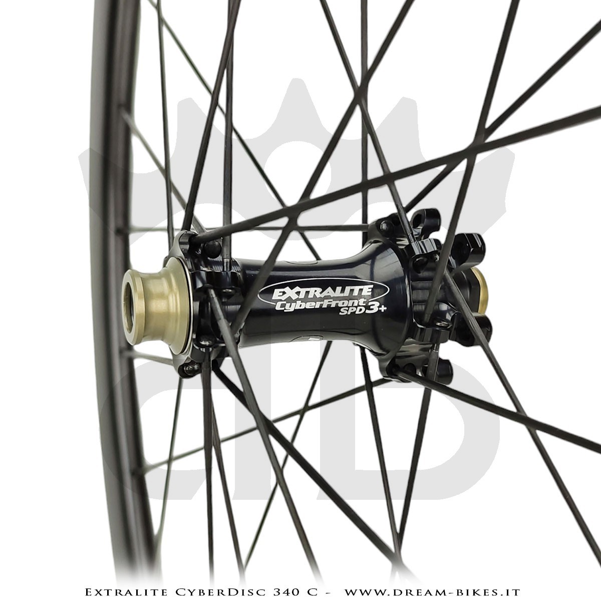Extralite CyberDisc 340 C Ruote Strada Disco Copertonicino-Tubeless Profilo 40 mm da 890 gr.