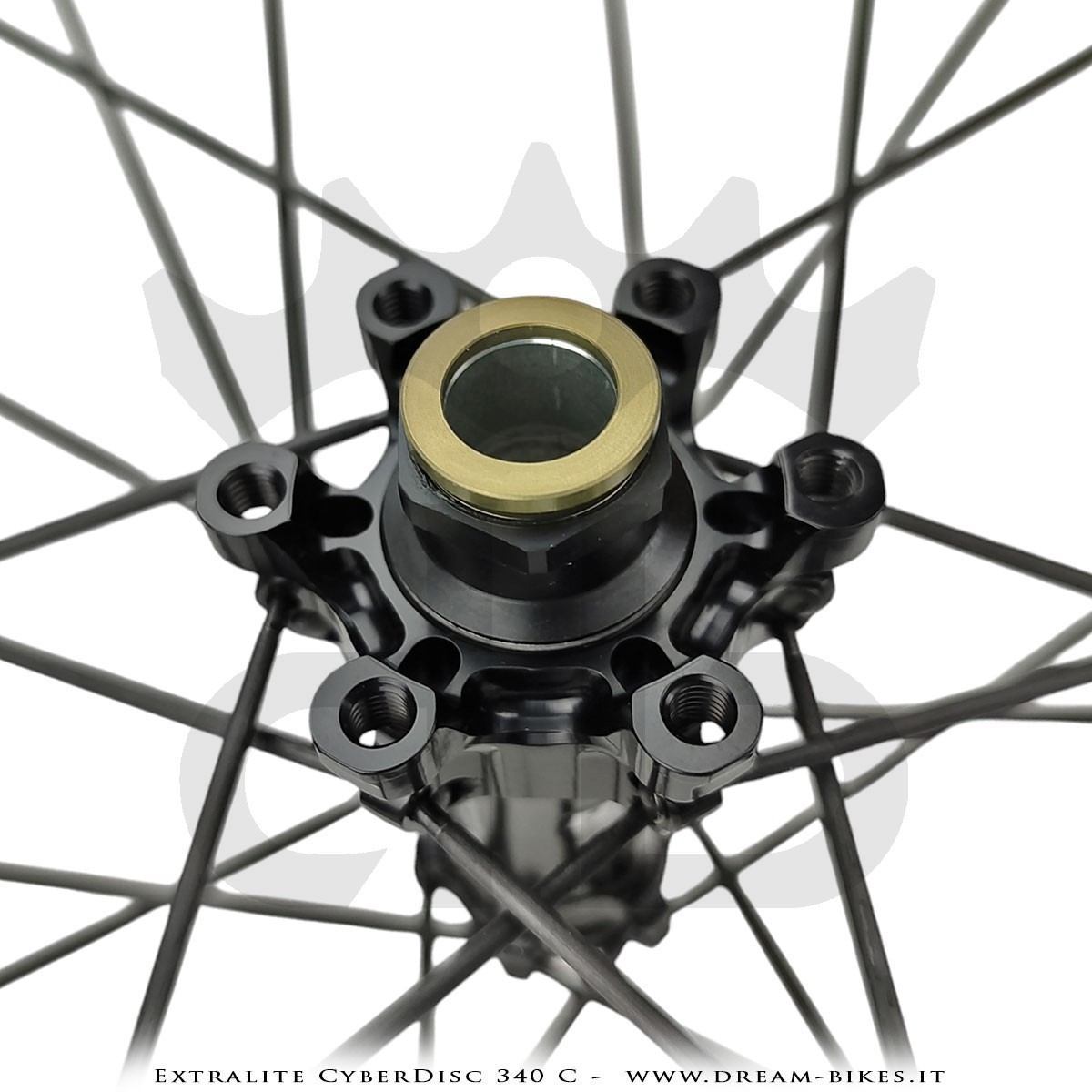 Extralite CyberDisc 340 C Clincher-Tubeless Disc Road Wheels 40 mm from 890 gr.