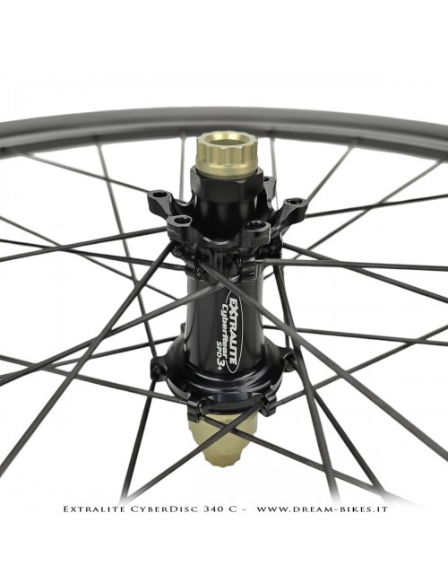 Extralite CyberDisc 340 C Ruote Strada Disco Copertonicino-Tubeless Profilo 40 mm da 890 gr.
