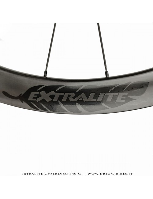 Extralite CyberDisc 340 C Ruote Strada Disco Copertonicino-Tubeless Profilo 40 mm da 890 gr.