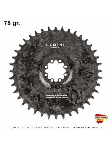 Gemini Rigel Corona Gravel/Strada Direct Mount (Offset 6.5 mm) Ultraleggera In Carbonio Forgiato, da 78 gr.