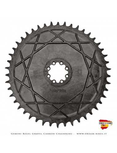 Gemini Rigel Corona Gravel/Strada Direct Mount (Offset 6.5 mm) Ultraleggera In Carbonio Forgiato, da 78 gr.