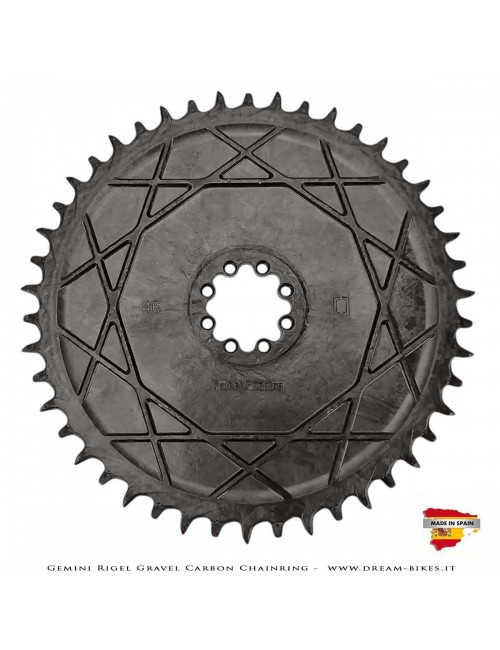 Gemini Rigel Corona Gravel Direct Mount (Offset 6.5 mm) Ultraleggera In Carbonio Forgiato, da 78 gr.