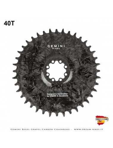 Gemini Rigel Corona Gravel/Strada Direct Mount (Offset 6.5 mm) Ultraleggera In Carbonio Forgiato, da 78 gr.