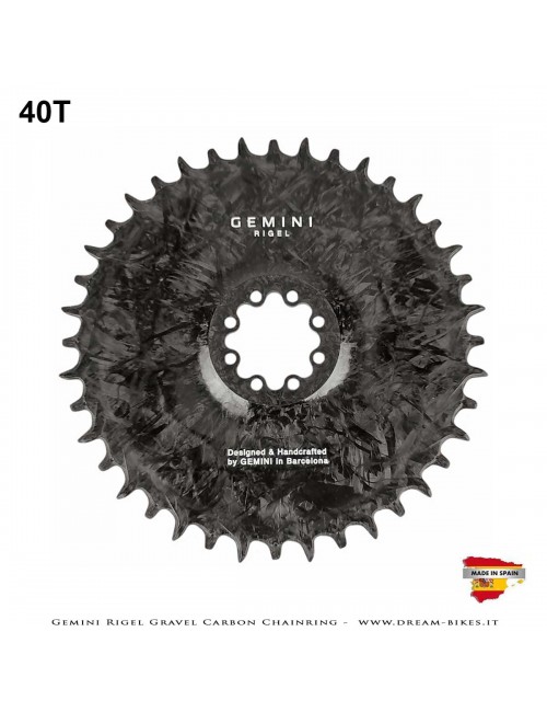 Gemini Rigel Corona Gravel Direct Mount (Offset 6.5 mm) Ultraleggera In Carbonio Forgiato, da 78 gr.