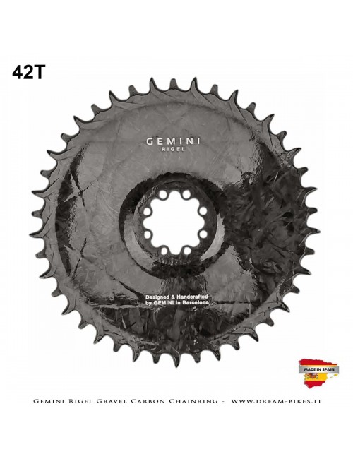Gemini Rigel Corona Gravel Direct Mount (Offset 6.5 mm) Ultraleggera In Carbonio Forgiato, da 78 gr.