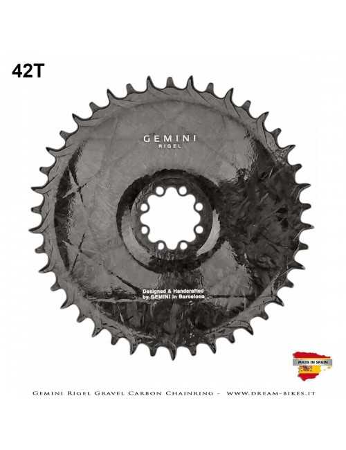Gemini Rigel Corona Gravel/Strada Direct Mount (Offset 6.5 mm) Ultraleggera In Carbonio Forgiato, da 78 gr.