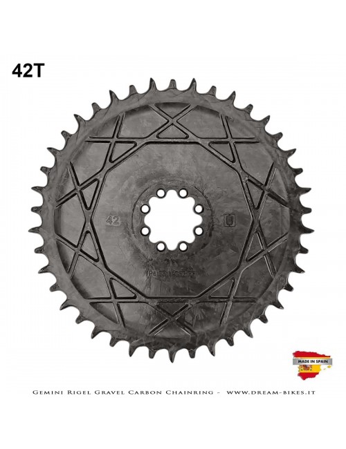 Gemini Rigel Corona Gravel Direct Mount (Offset 6.5 mm) Ultraleggera In Carbonio Forgiato, da 78 gr.
