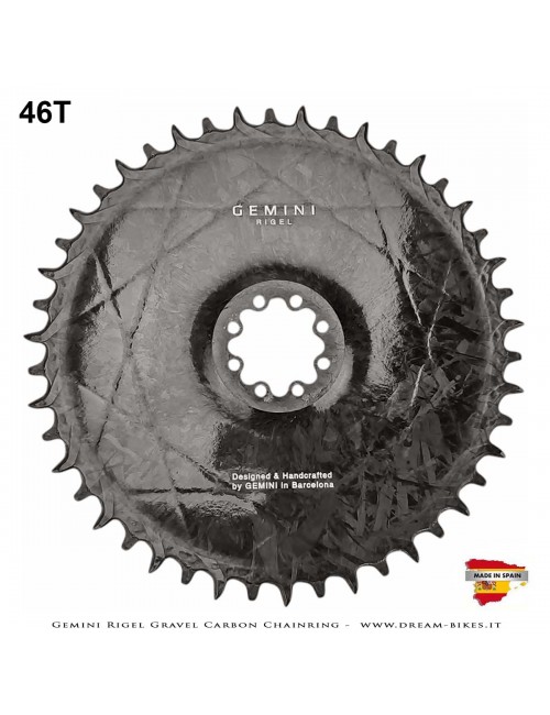 Gemini Rigel Corona Gravel Direct Mount (Offset 6.5 mm) Ultraleggera In Carbonio Forgiato, da 78 gr.