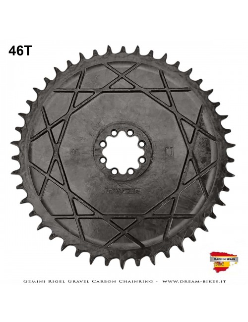Gemini Rigel Corona Gravel Direct Mount (Offset 6.5 mm) Ultraleggera In Carbonio Forgiato, da 78 gr.