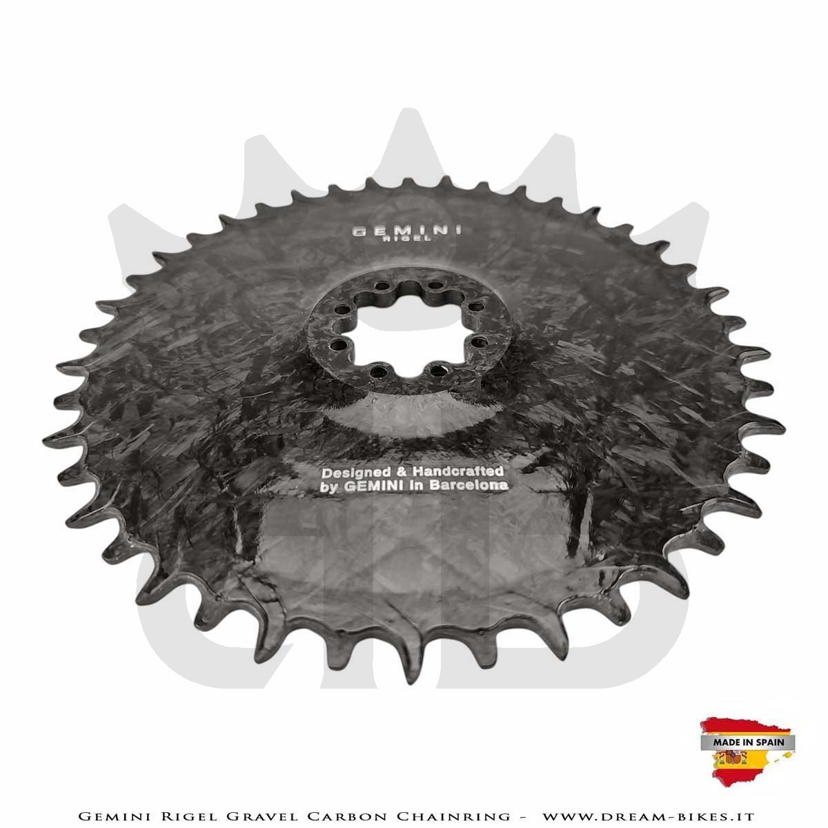 Gemini Rigel Corona Gravel Direct Mount (Offset 6.5 mm) Ultraleggera In Carbonio Forgiato, da 78 gr.