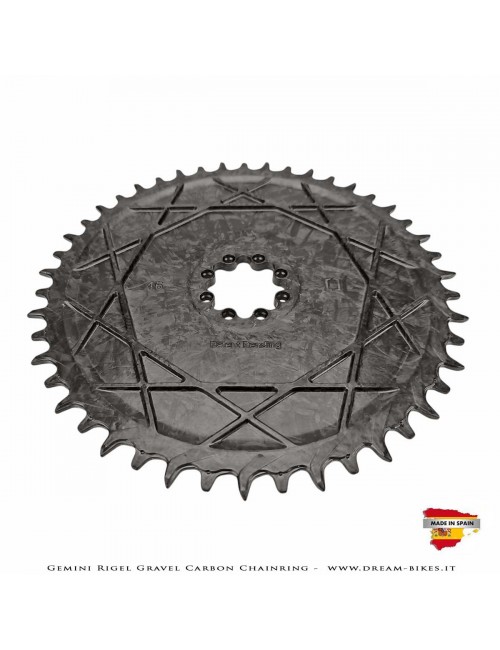 Gemini Rigel Corona Gravel Direct Mount (Offset 6.5 mm) Ultraleggera In Carbonio Forgiato, da 78 gr.