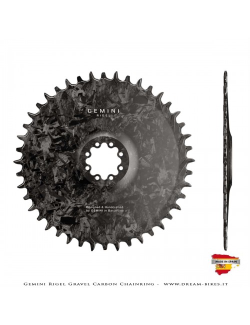 Gemini Rigel Corona Gravel Direct Mount (Offset 6.5 mm) Ultraleggera In Carbonio Forgiato, da 78 gr.
