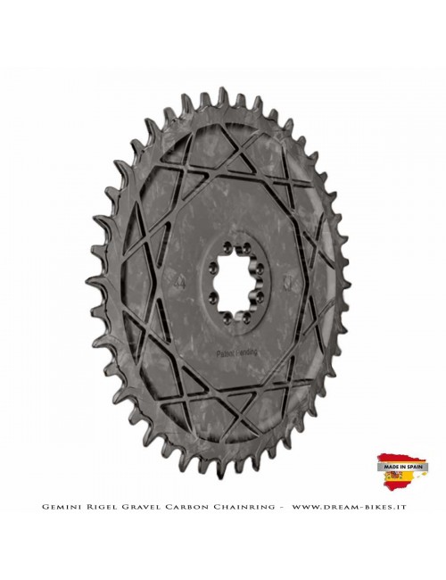Gemini Rigel Corona Gravel Direct Mount (Offset 6.5 mm) Ultraleggera In Carbonio Forgiato, da 78 gr.