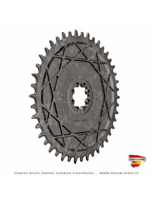 Gemini Rigel Corona Gravel/Strada Direct Mount (Offset 6.5 mm) Ultraleggera In Carbonio Forgiato, da 78 gr.