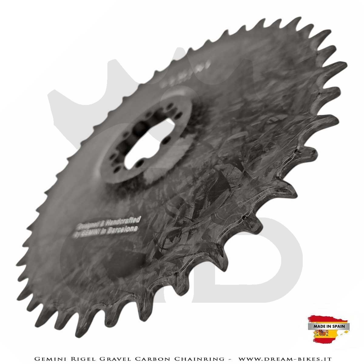 Gemini Rigel Corona Gravel Direct Mount (Offset 6.5 mm) Ultraleggera In Carbonio Forgiato, da 78 gr.