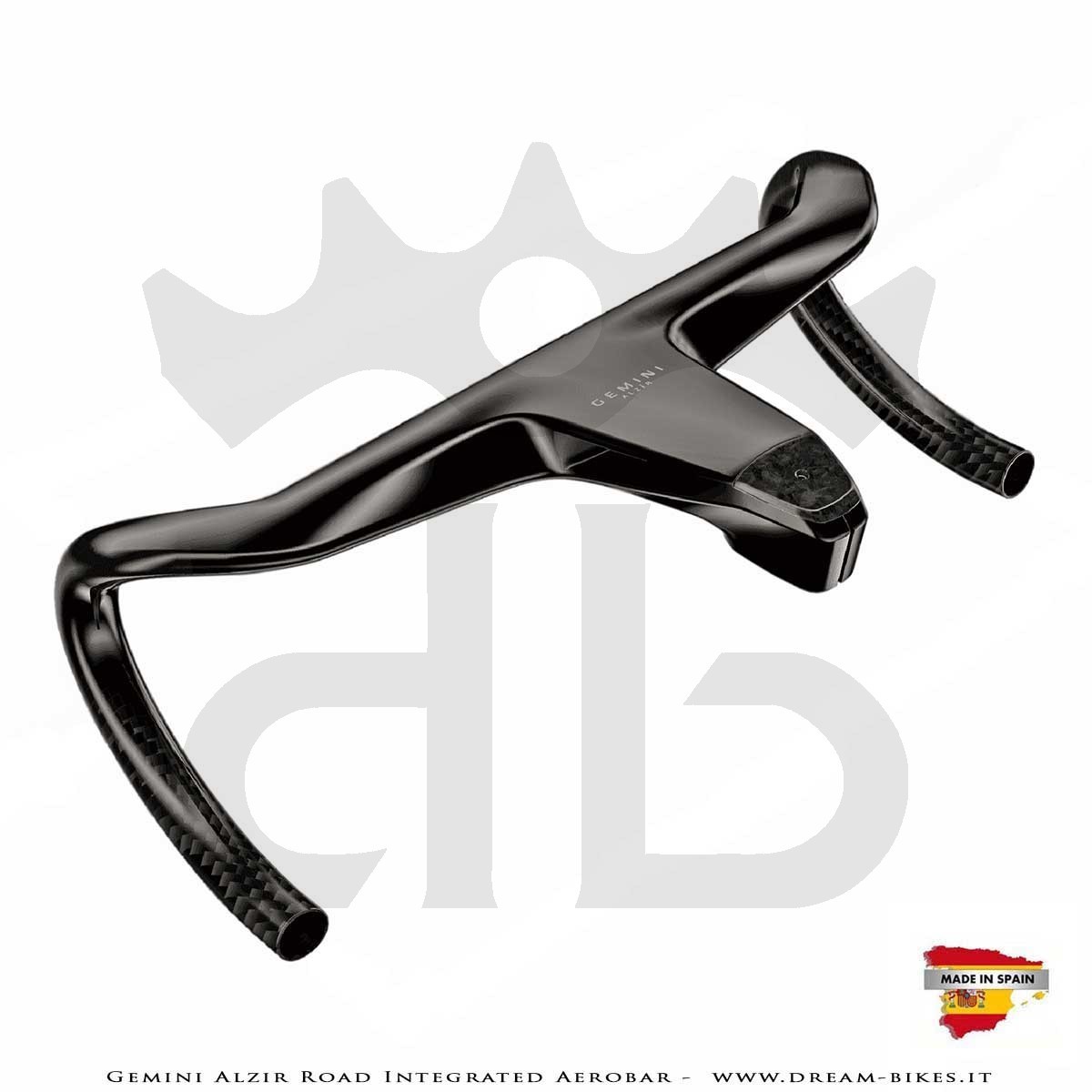 Gemini Alzir Curva Manubrio Integrata Strada Aerodinamica Ultraleggera