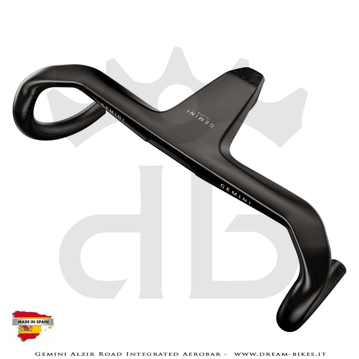 Gemini Alzir Curva Manubrio Integrata Strada Aerodinamica Ultraleggera