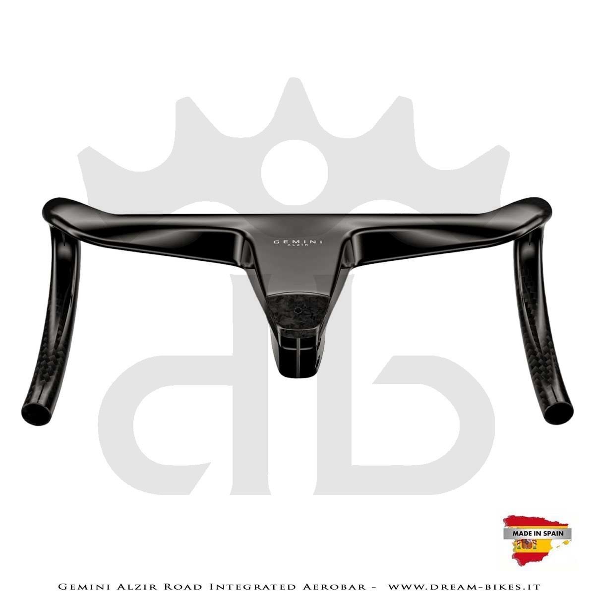 Gemini Alzir Curva Manubrio Integrata Strada Aerodinamica Ultraleggera