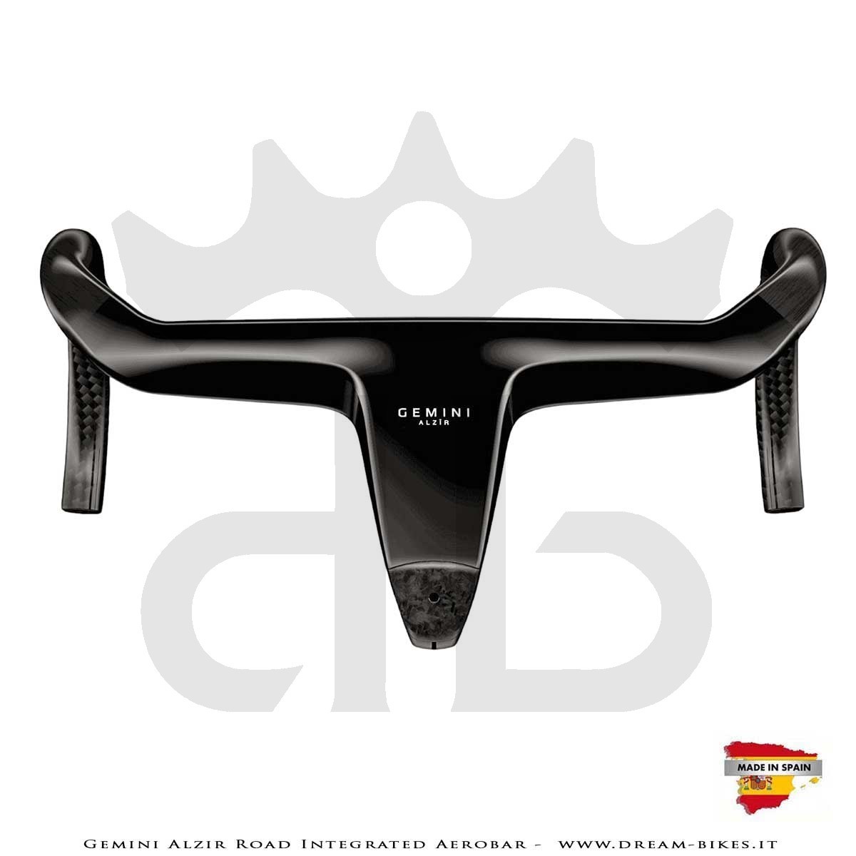 Gemini Alzir Curva Manubrio Integrata Strada Aerodinamica Ultraleggera