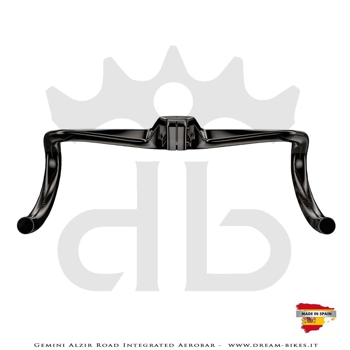 Gemini Alzir Curva Manubrio Integrata Strada Aerodinamica Ultraleggera