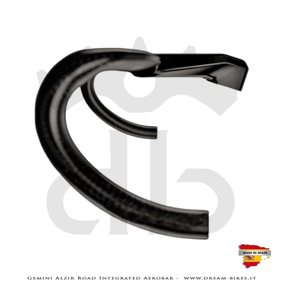Gemini Alzir Curva Manubrio Integrata Strada Aerodinamica Ultraleggera
