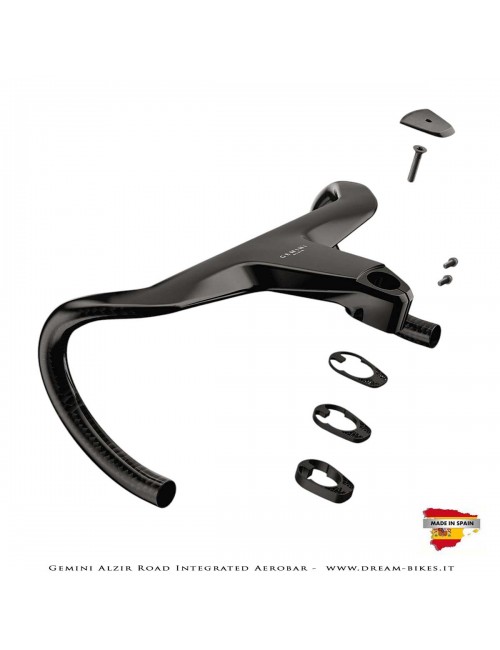 Gemini Alzir Curva Manubrio Integrata Strada Aerodinamica Ultraleggera