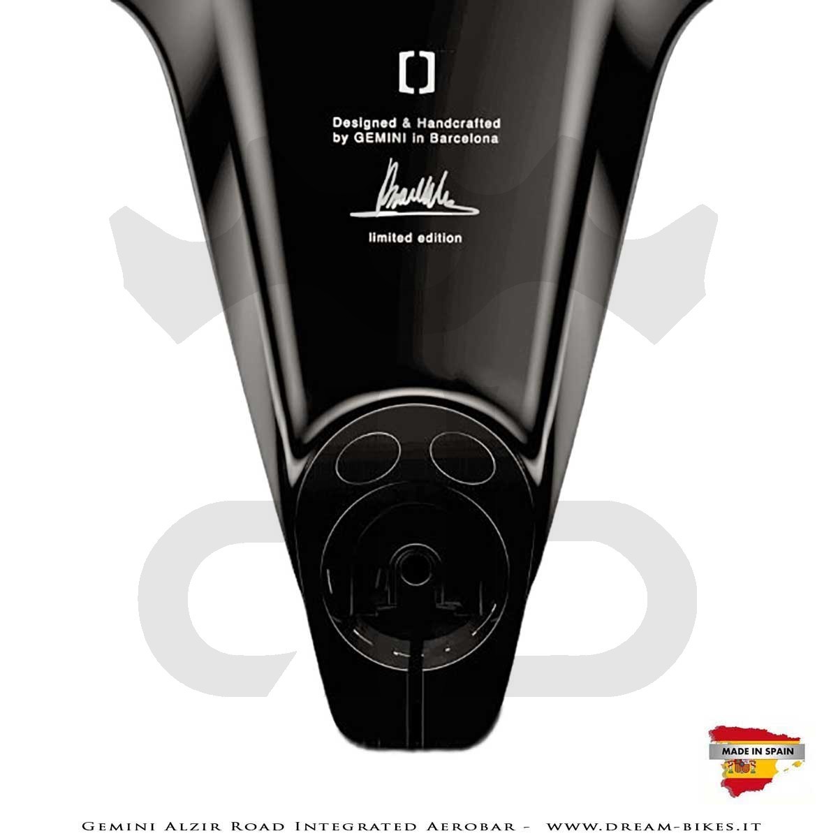 Gemini Alzir Curva Manubrio Integrata Strada Aerodinamica Ultraleggera