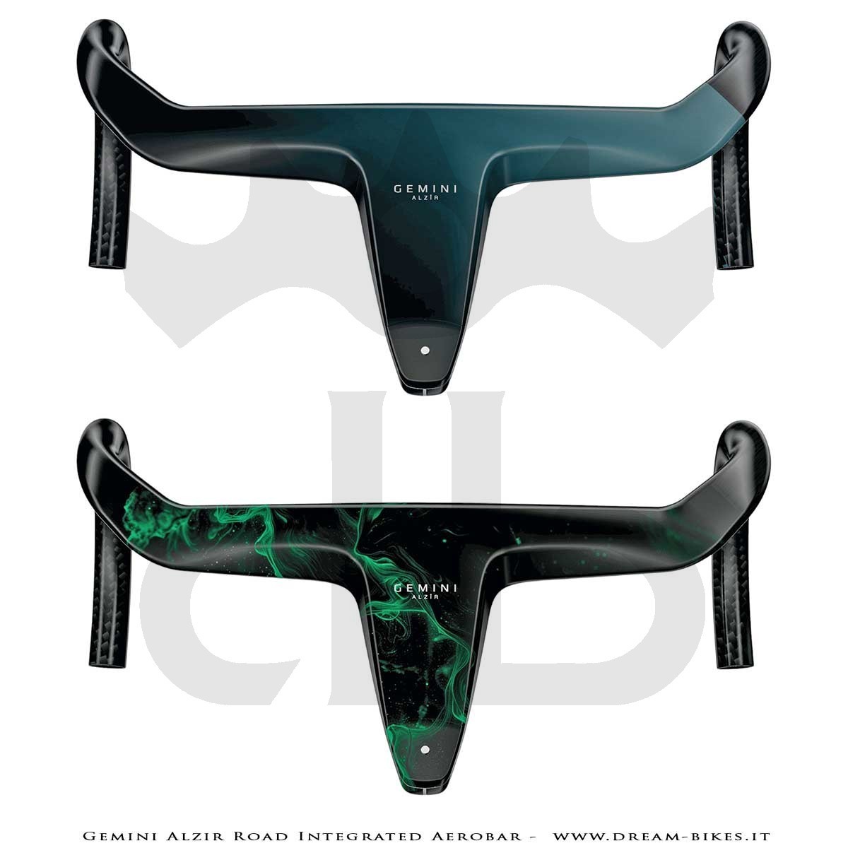 Gemini Alzir Curva Manubrio Integrata Strada Aerodinamica Ultraleggera