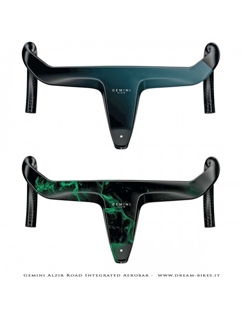Gemini Alzir Curva Manubrio Integrata Strada Aerodinamica Ultraleggera