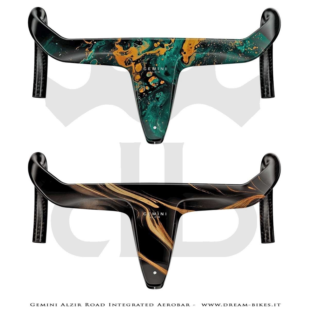 Gemini Alzir Curva Manubrio Integrata Strada Aerodinamica Ultraleggera