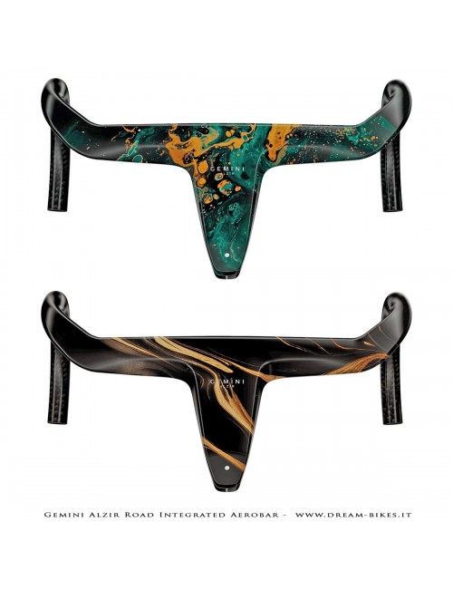 Gemini Alzir Curva Manubrio Integrata Strada Aerodinamica Ultraleggera