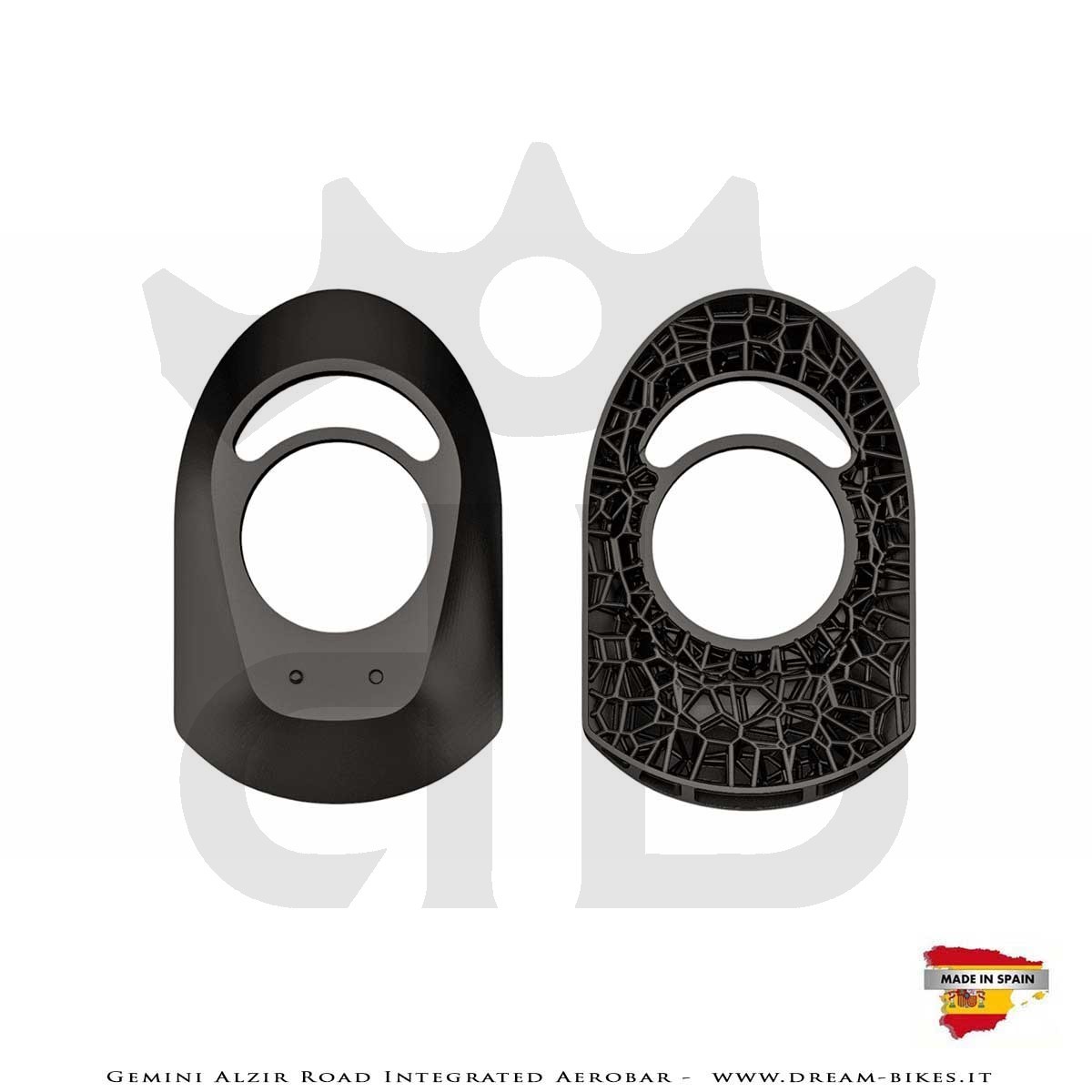 Gemini Alzir Curva Manubrio Integrata Strada Aerodinamica Ultraleggera