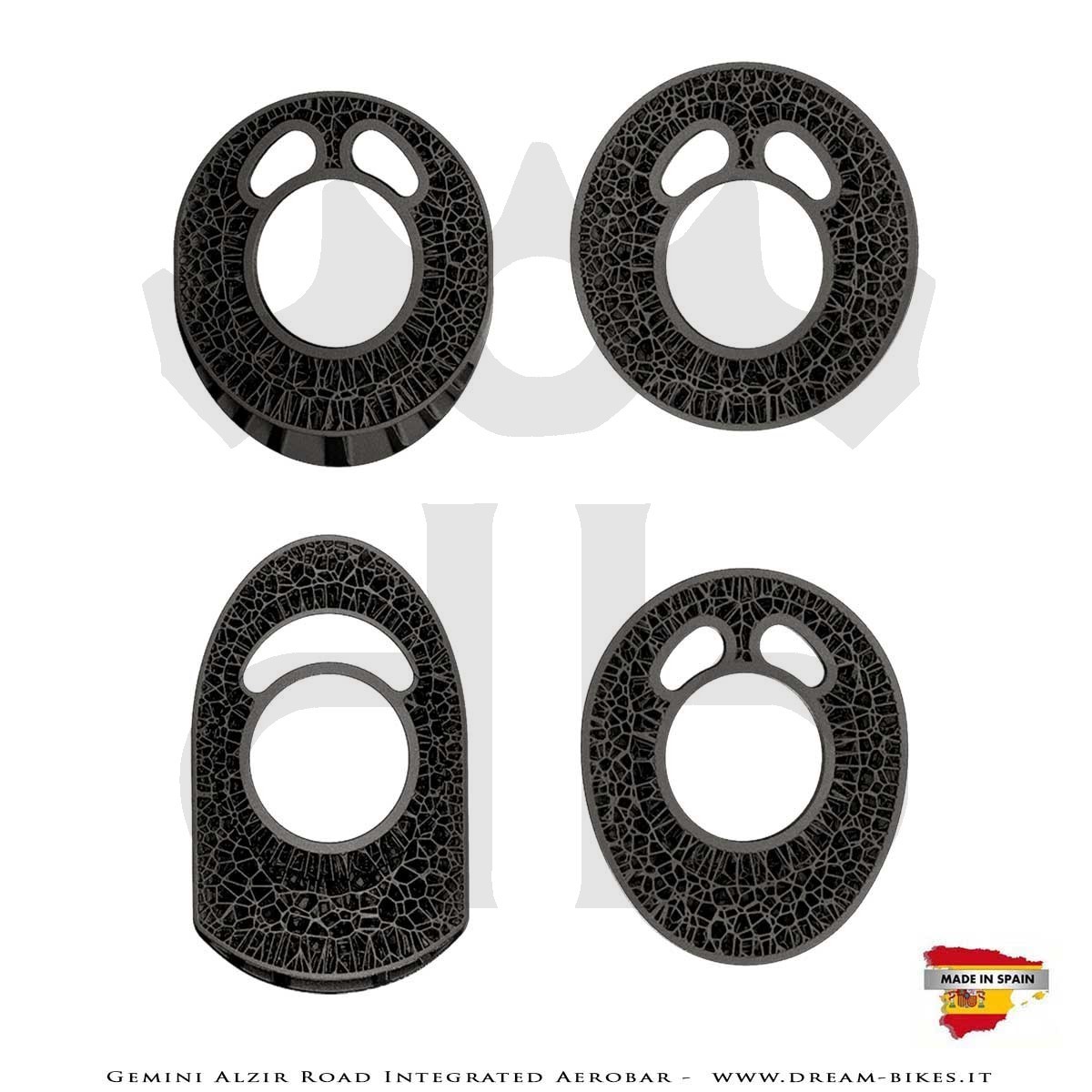 Gemini Alzir Curva Manubrio Integrata Strada Aerodinamica Ultraleggera