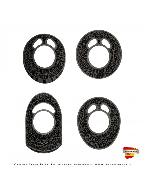 Gemini Alzir Curva Manubrio Integrata Strada Aerodinamica Ultraleggera