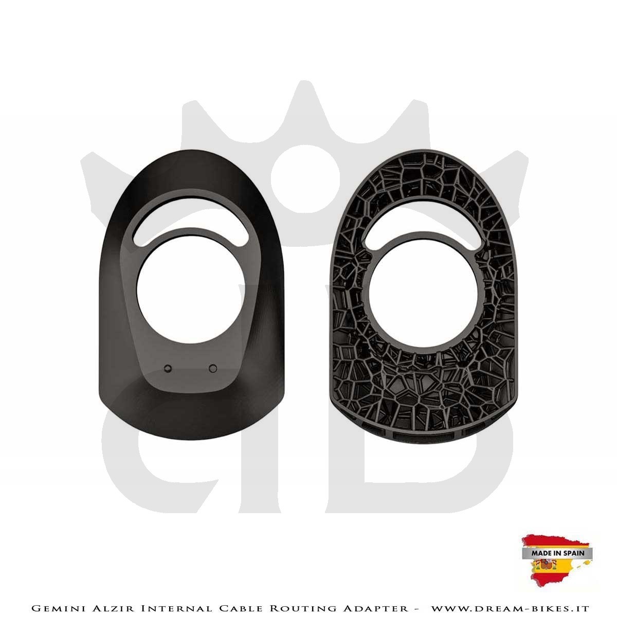 Gemini Adattatore Passaggio Cavi Interni Per Manubrio Alzir