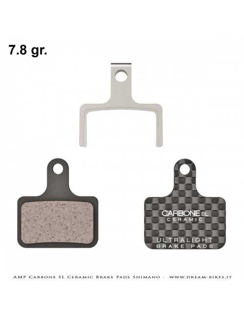 AMP Pastiglie Freno Carbone SL Ceramic - Shimano Dura-Ace - Ultegra - XTR M9100 - 7.8 gr