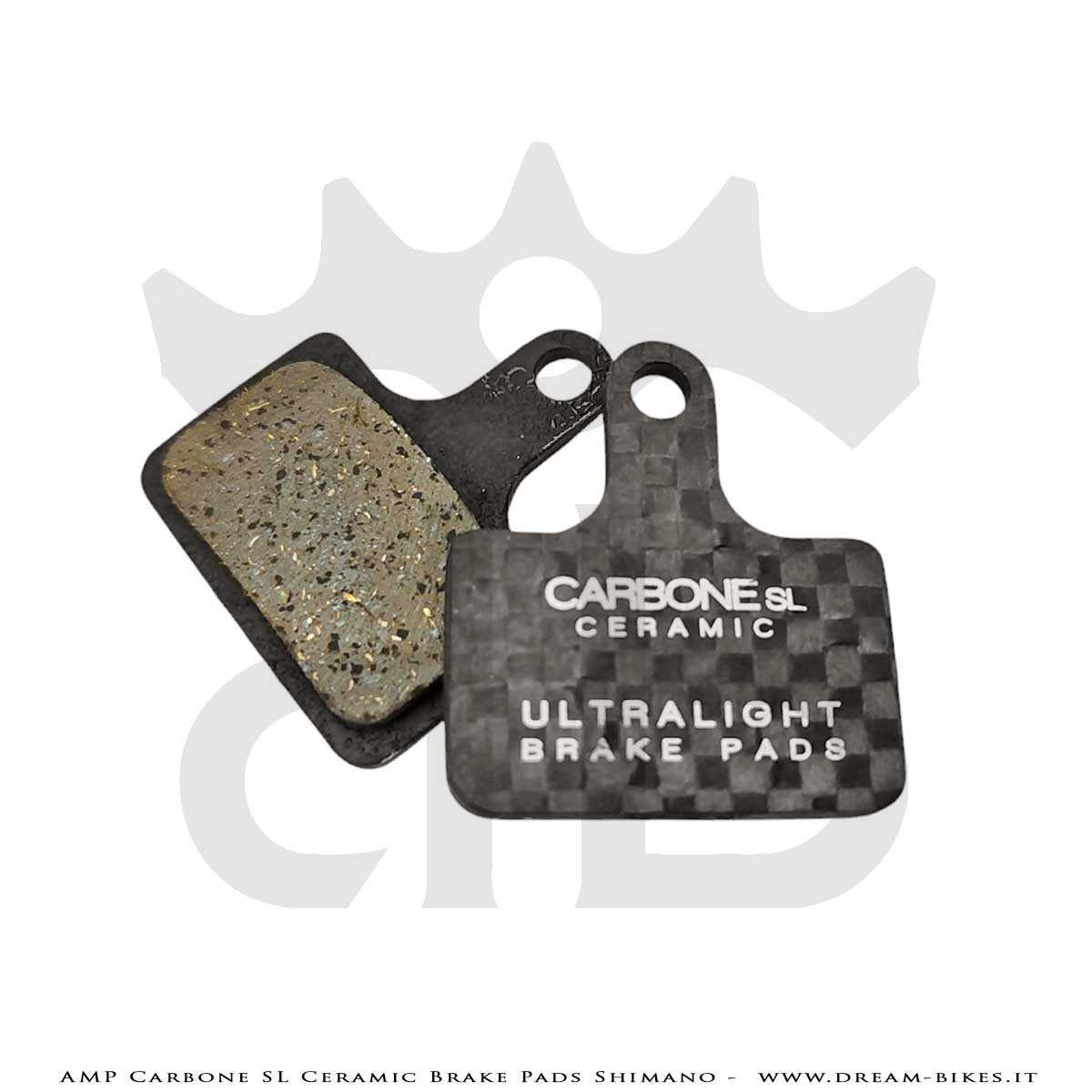 AMP Pastiglie Freno Carbone SL Ceramic - Shimano Dura-Ace - Ultegra - XTR M9100 - 7.8 gr